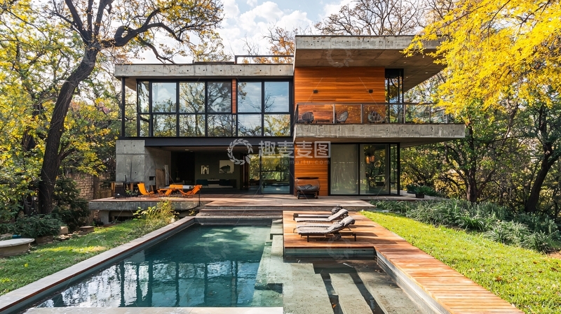 高清大图下载【趣麦麦图】现代风格别墅