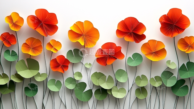 高清大图下载【趣麦麦图】纸艺花