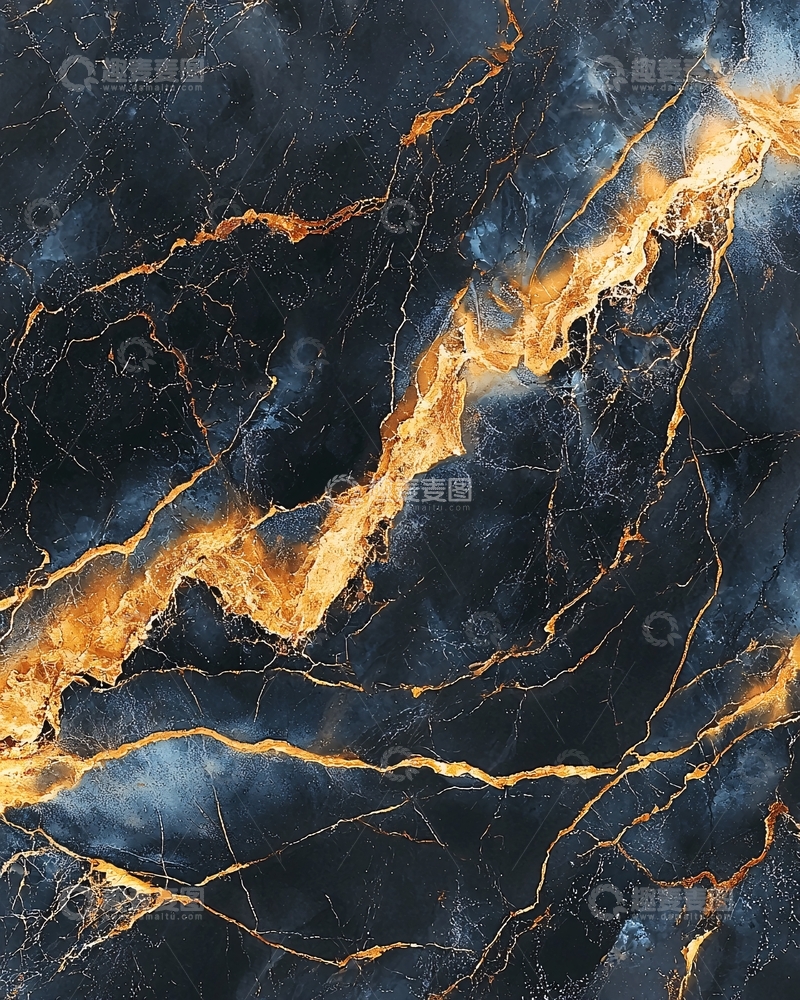 高清大图下载【趣麦麦图】黑金大理石纹理背景