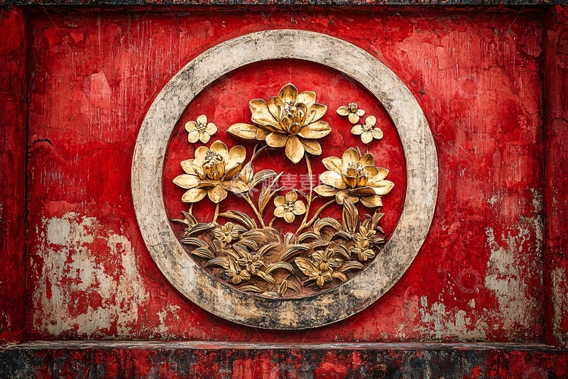 高清大图下载【趣麦麦图】中式花纹