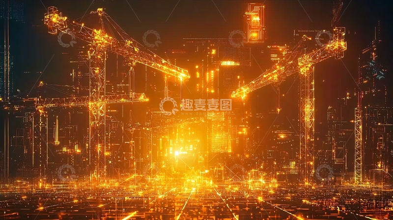 高清大图下载【趣麦麦图】未来都市夜景288