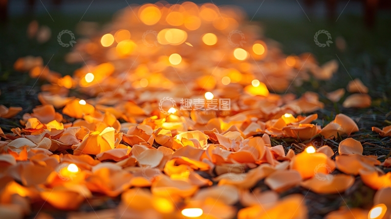 高清大图下载【趣麦麦图】鸡蛋壳蜡烛小路