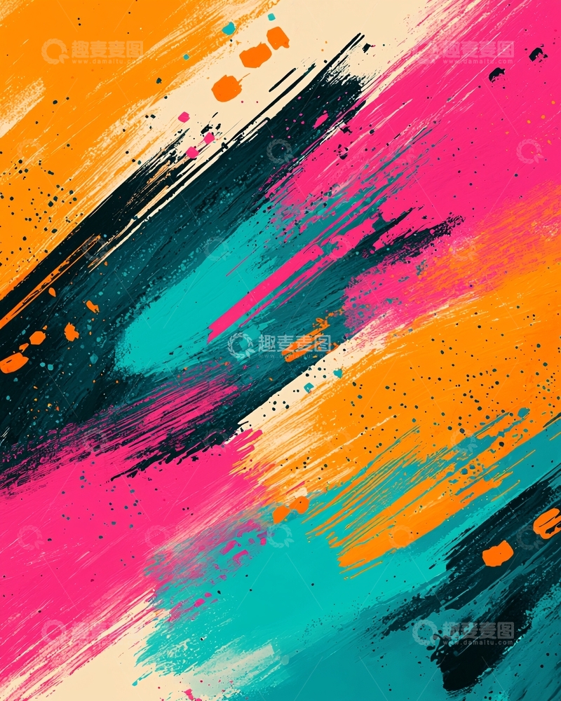 高清大图下载【趣麦麦图】抽象涂鸦