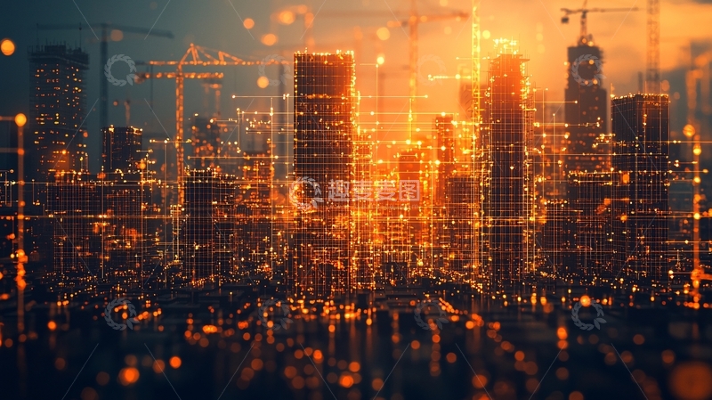 高清大图下载【趣麦麦图】未来都市夜景287