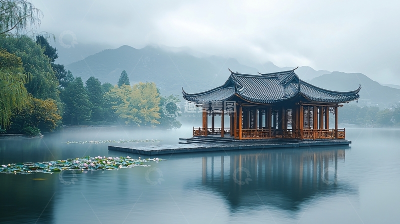 高清大图下载【趣麦麦图】水墨江南