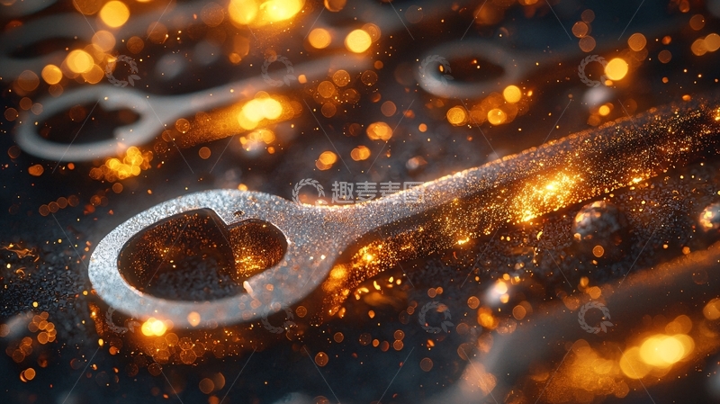 高清大图下载【趣麦麦图】金属扳手