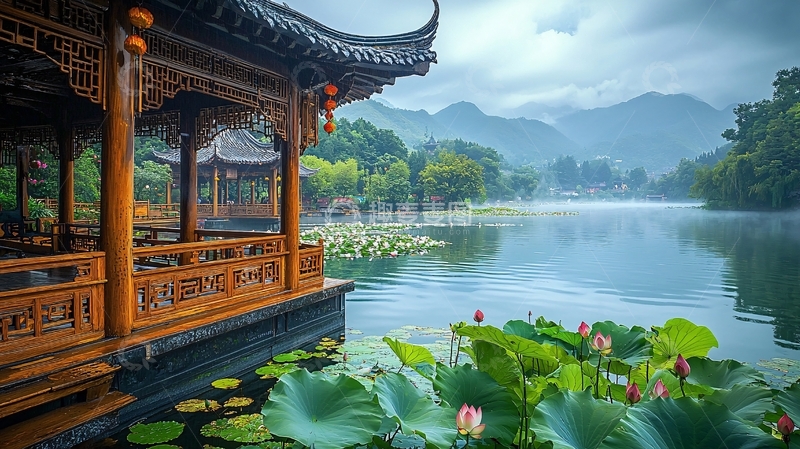 高清大图下载【趣麦麦图】水墨江南