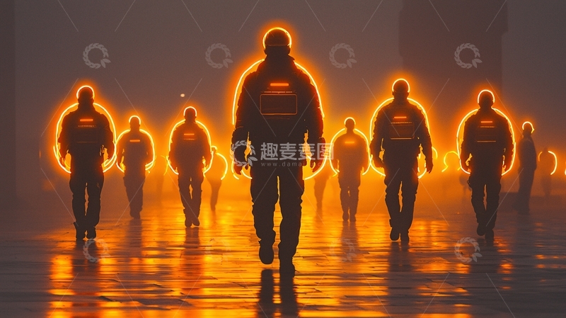 高清大图下载【趣麦麦图】未来战士