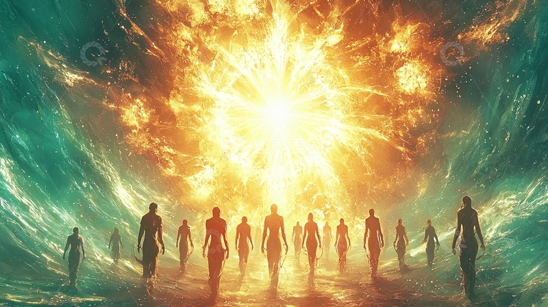 高清大图下载【趣麦麦图】火焰巨树