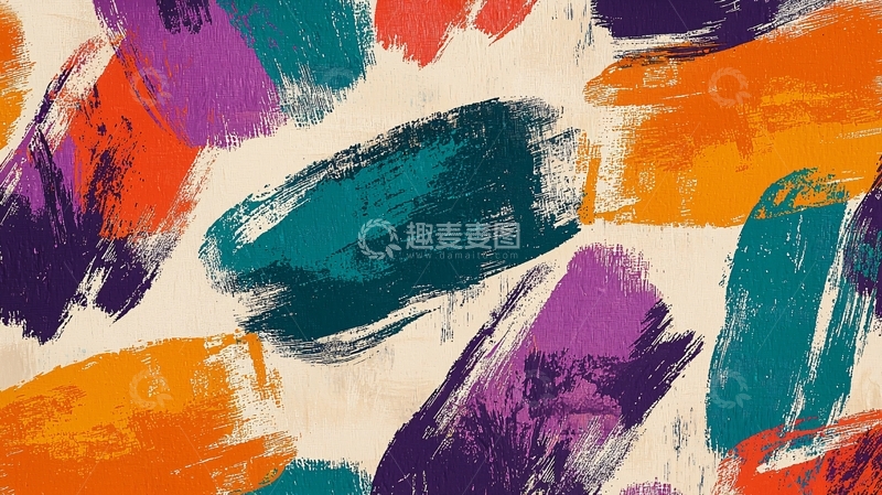 高清大图下载【趣麦麦图】抽象彩绘