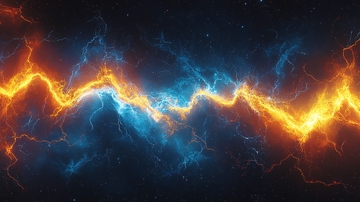 火焰与冰霜能量碰撞