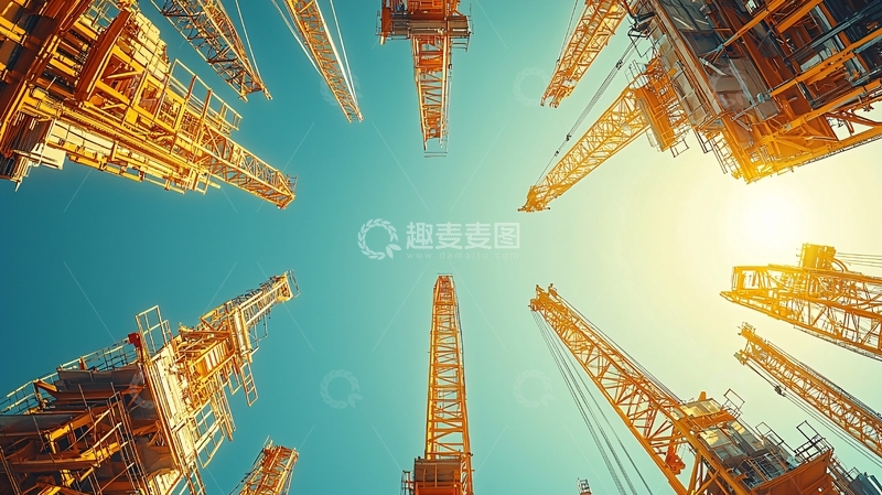 高清大图下载【趣麦麦图】塔吊
