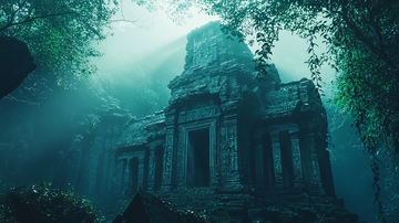 神秘的水下古庙