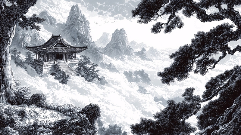 高清大图下载【趣麦麦图】水墨画