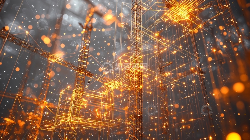 高清大图下载【趣麦麦图】抽象科技感背景图