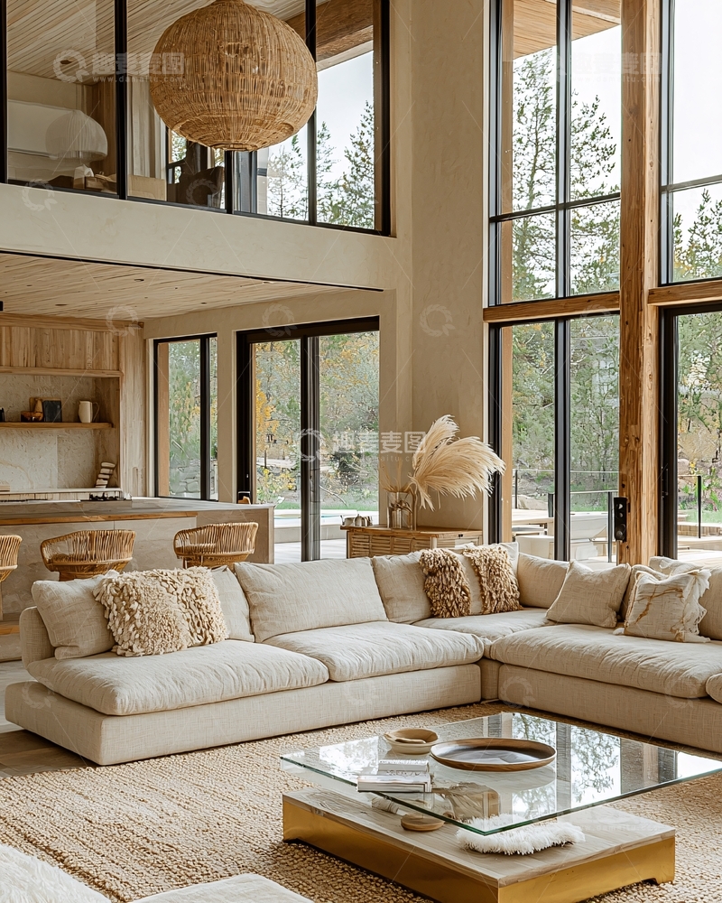 高清大图下载【趣麦麦图】现代简约客厅