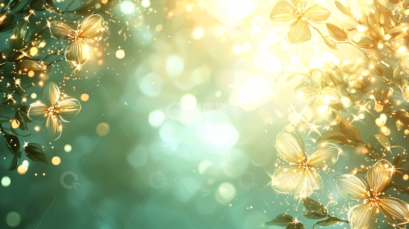 高清大图下载【趣麦麦图】金色花瓣