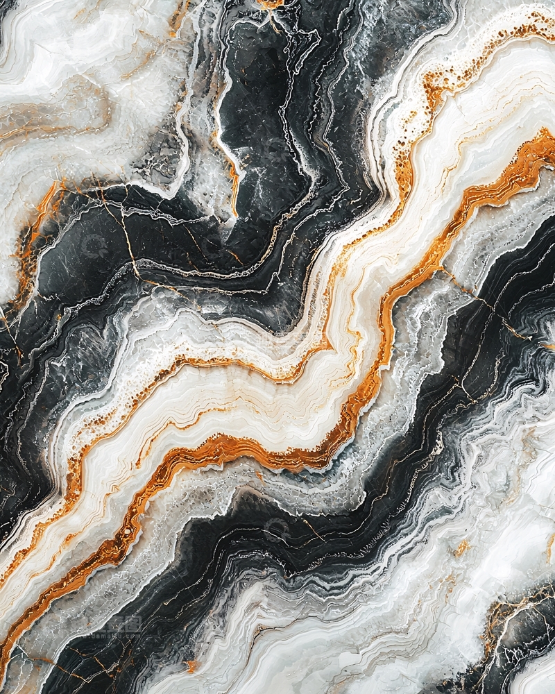 高清大图下载【趣麦麦图】黑白金大理石纹理