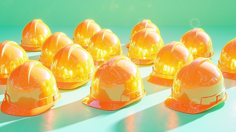 高清大图下载【趣麦麦图】多个安全帽