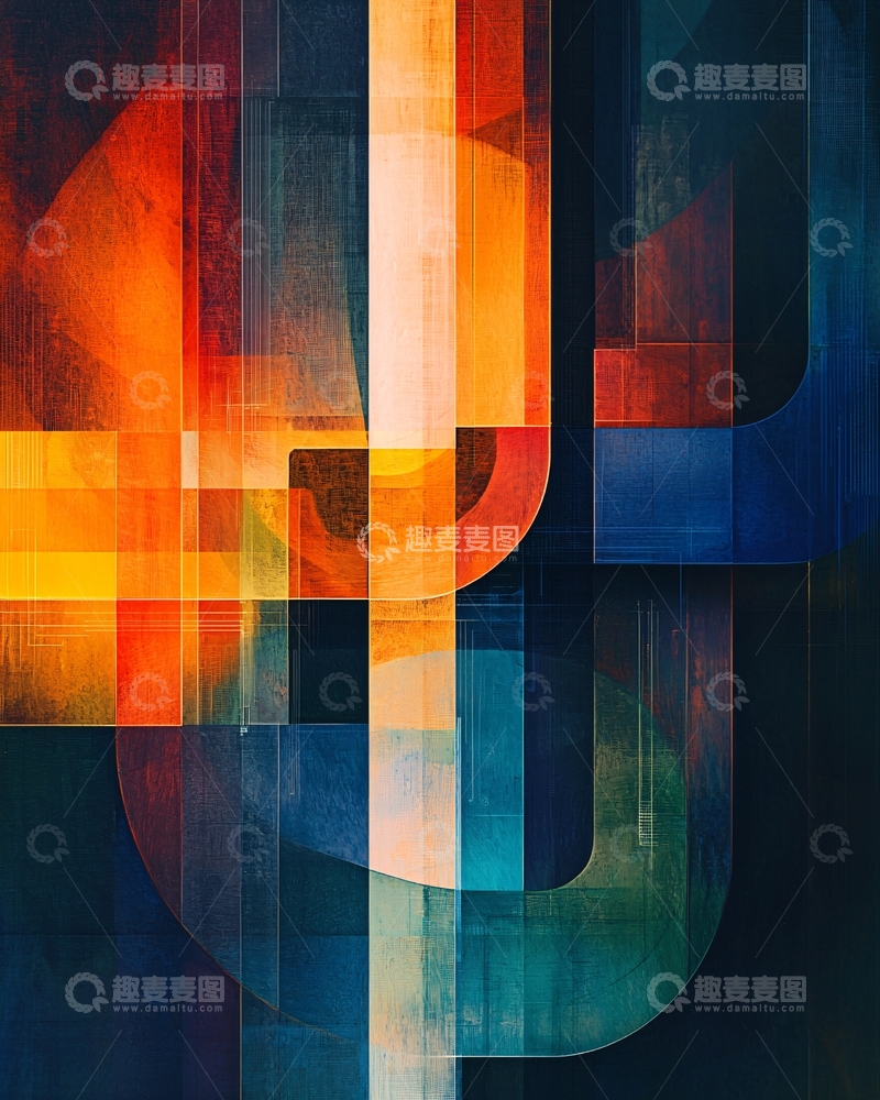 高清大图下载【趣麦麦图】抽象几何图形