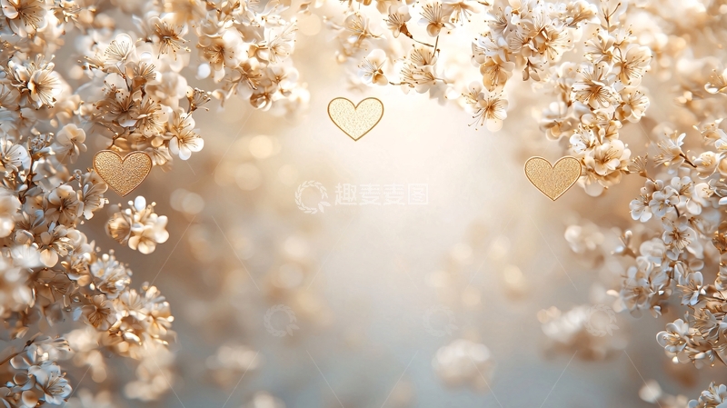 高清大图下载【趣麦麦图】温柔系花朵背景