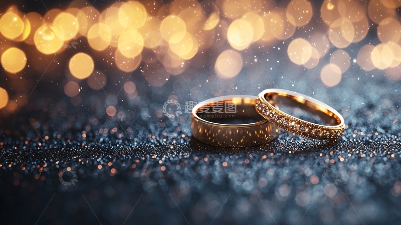 闪耀金戒指