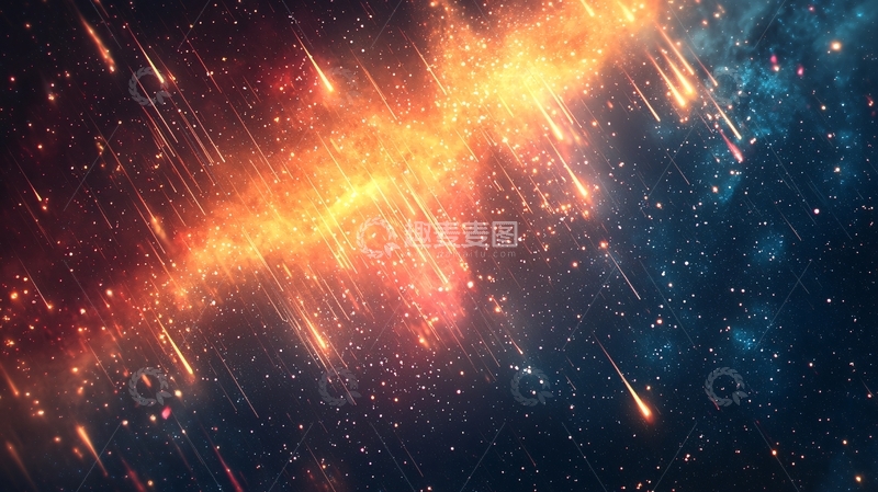 高清大图下载【趣麦麦图】火焰流星雨