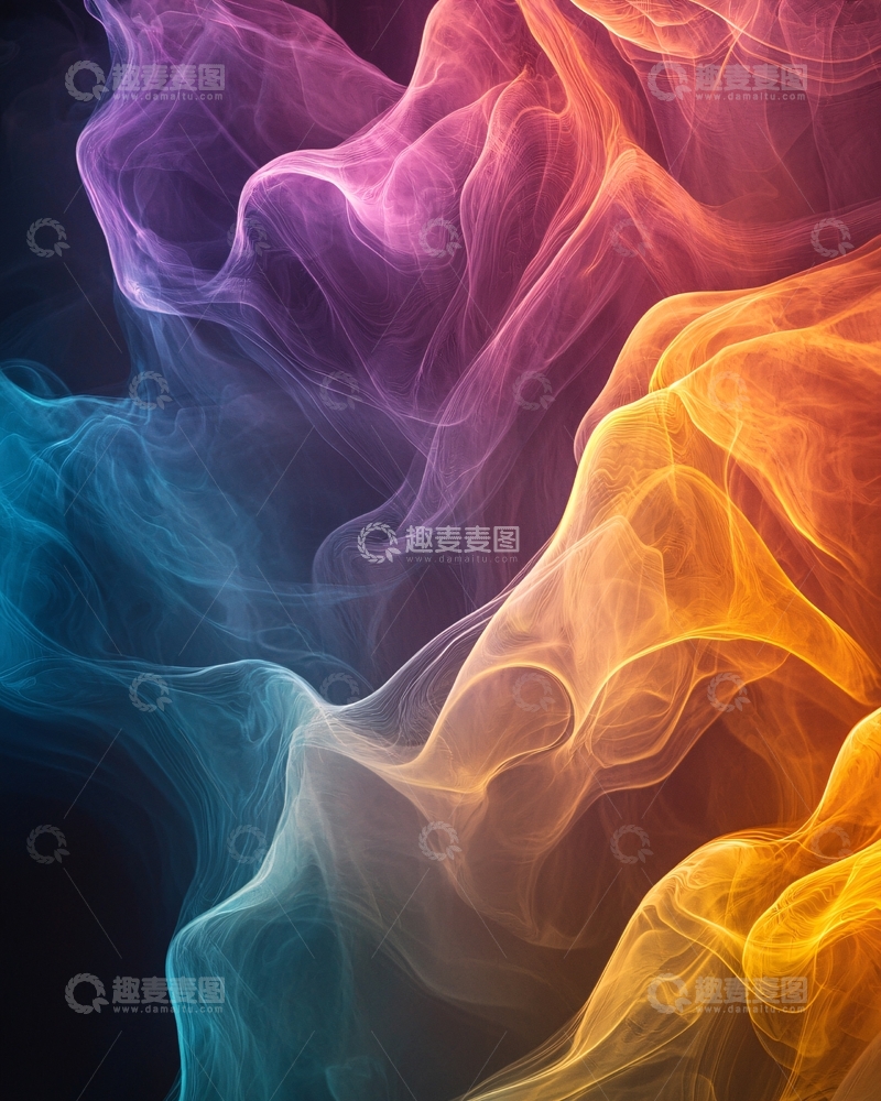 高清大图下载【趣麦麦图】彩色烟雾