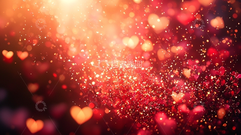 高清大图下载【趣麦麦图】浪漫爱心背景
