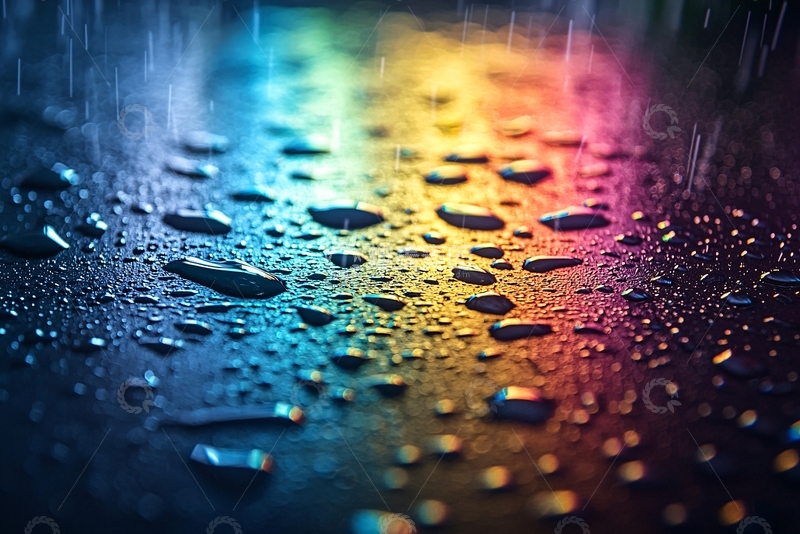 高清大图下载【趣麦麦图】雨中彩虹