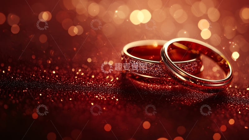 高清大图下载【趣麦麦图】红宝石婚戒