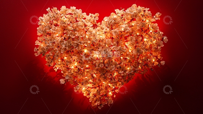 高清大图下载【趣麦麦图】光影爱心