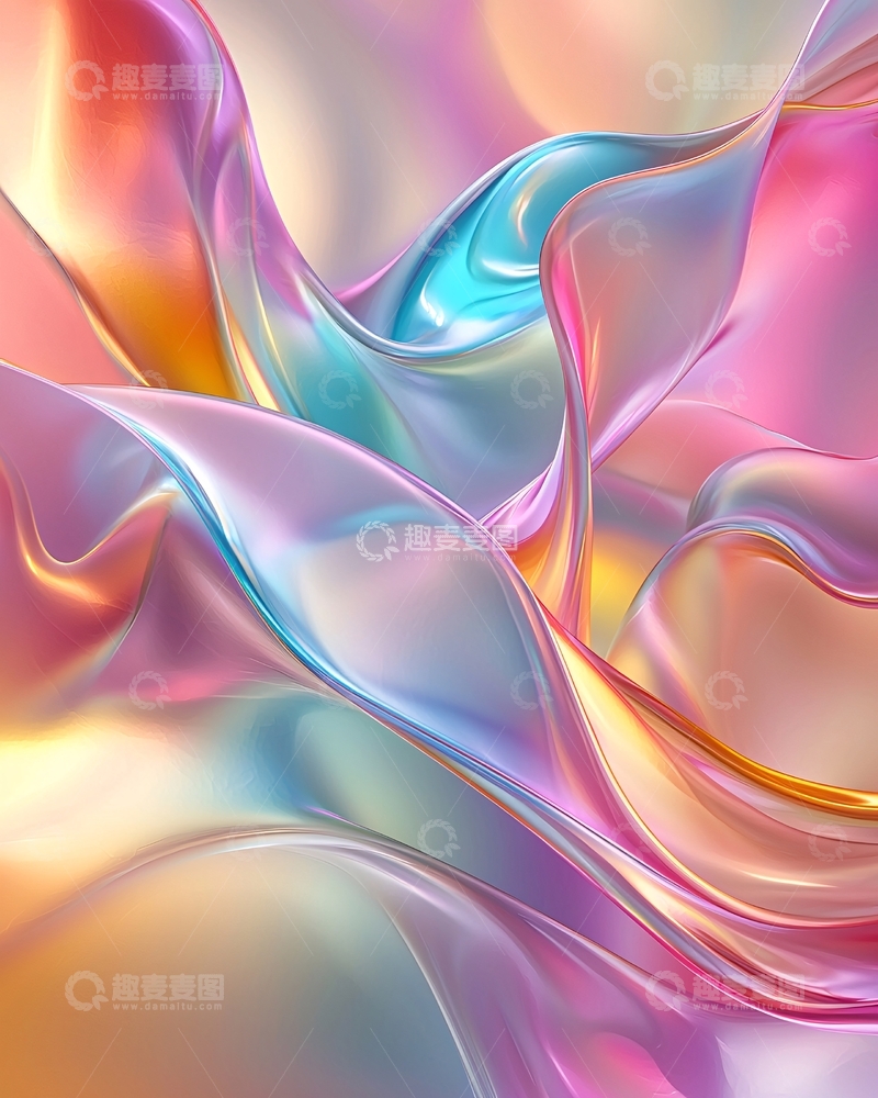 流体色彩梦幻背景