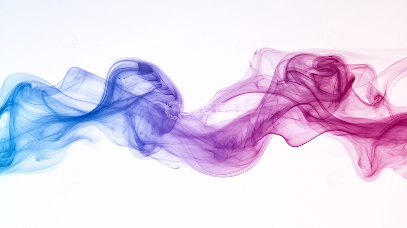 高清大图下载【趣麦麦图】彩色烟雾飘带