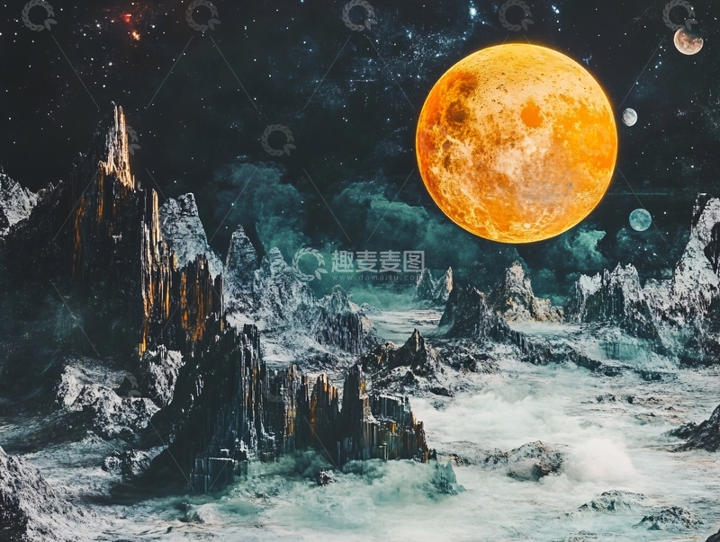 高清大图下载【趣麦麦图】奇幻星球