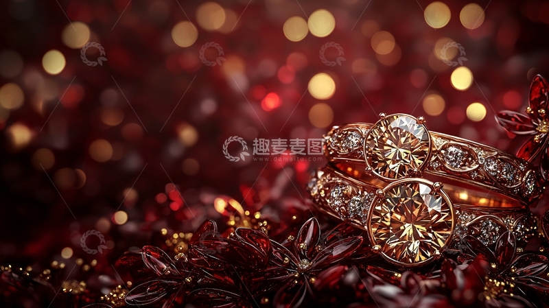 高清大图下载【趣麦麦图】红宝石戒指
