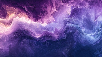 紫色星云状液体流动