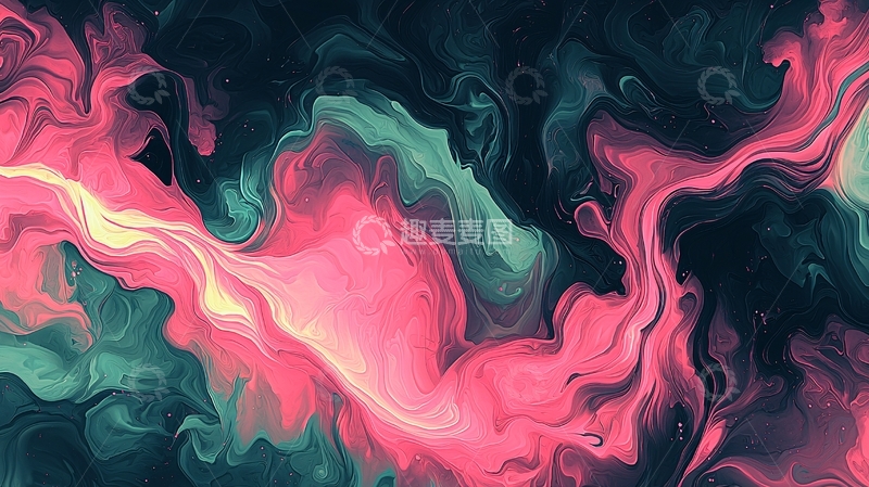 高清大图下载【趣麦麦图】抽象油画