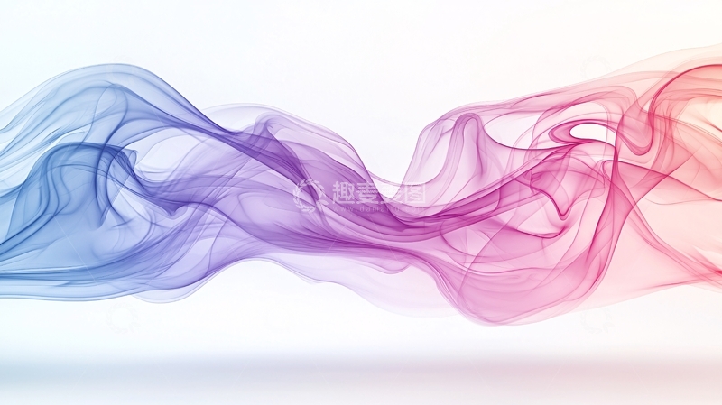 高清大图下载【趣麦麦图】彩色烟雾飘带