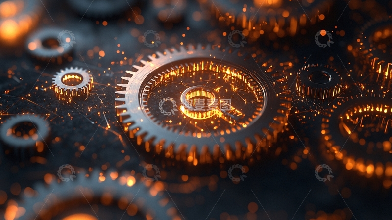 高清大图下载【趣麦麦图】机械齿轮