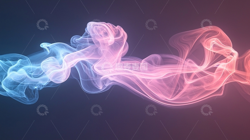 高清大图下载【趣麦麦图】梦幻彩色烟雾