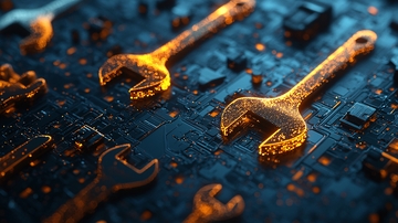 电路板上的扳手