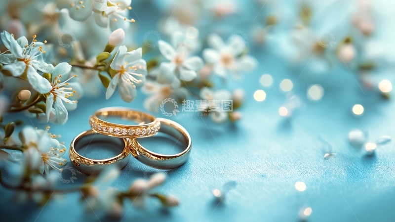 高清大图下载【趣麦麦图】婚戒