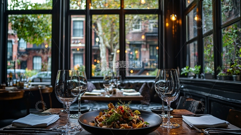 高清大图下载【趣麦麦图】餐厅室内景观