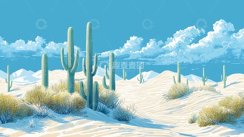 高清大图下载【趣麦麦图】沙漠风景