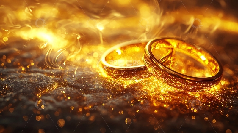高清大图下载【趣麦麦图】火焰中的金戒指