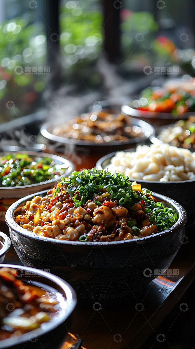 中式自助餐美食