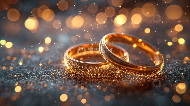 闪耀金戒指