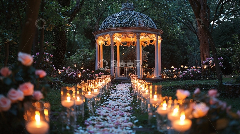 高清大图下载【趣麦麦图】浪漫花园婚礼