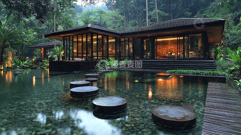 高清大图下载【趣麦麦图】现代简约风格别墅